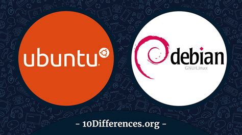 différence debian ubuntu.